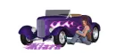 Purple Car With Red head Kiara