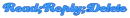 Read Reply Delete (Blue)