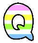 alphabets :-  Q
