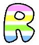 alphabets :-  R