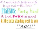Friendship quote . Asma