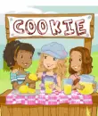Candy bar dolls with name Cookie