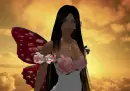 butterfly fairy-golden sky 2