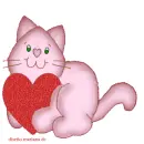 gato corazon