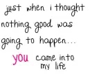 love you came into my life