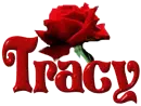 Tracy with Red Rose