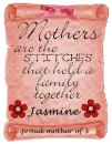 mother scroll with name Jasmine