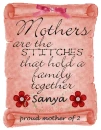 mothers scroll with name Sanya