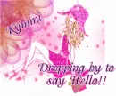 dropping by to say hello-Kymmi