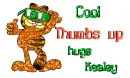 Garfield's Cool hugs Kealey