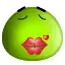 Green Smiley Kiss