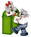creddy bears at the mail box
