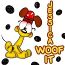 Odie woof it