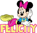Felicity Lounge'n Minnie Mouse