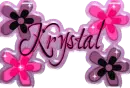 krystal bubbly flowers