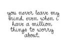 thinking of you