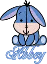 Abbey Sitting Baby Eeyore