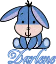 Darlene Sitting Baby Eeyore