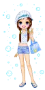 the cute girl