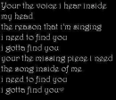 gotta find you