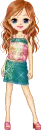 the cute girl