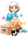 the cute girl