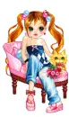 the cute girl
