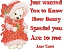 Bear with a Rose  luv Toni