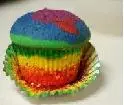 rainbow cupcake