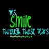 smile through tears