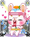 Cute Rock Bunny