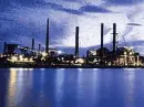 Steelwork at night