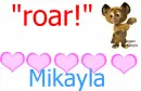 Mikayla- Alex Cub/ madagascar 2
