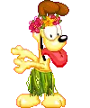 Odie hulas