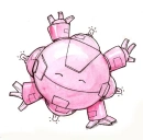 Pink Cute Robot
