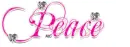 Diamond pink Peace