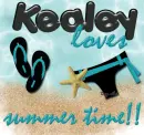Kealey loves summer time!