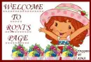 welcome to roni's page with strawberry