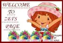 welcome to zet's page with strawberry