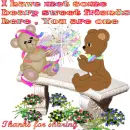 Beary sweet friends, thanks for sharing