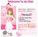 girly welcome