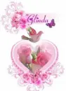 Glinda Pink Heart n Roses