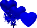 Triple Blue Hearts