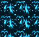 Blue Heart Flame