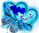 Susie Blue Heart Butterfly