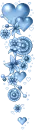 Blue Hearts n Flowers