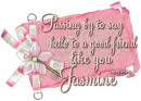 Passing by to say...