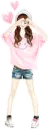 GIRL WITH HEARTS