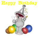 CREDDY bear with happy birthday