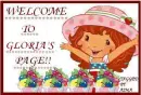 WELCOME TO GLORIA'S PAGE WITH STRAWBERY